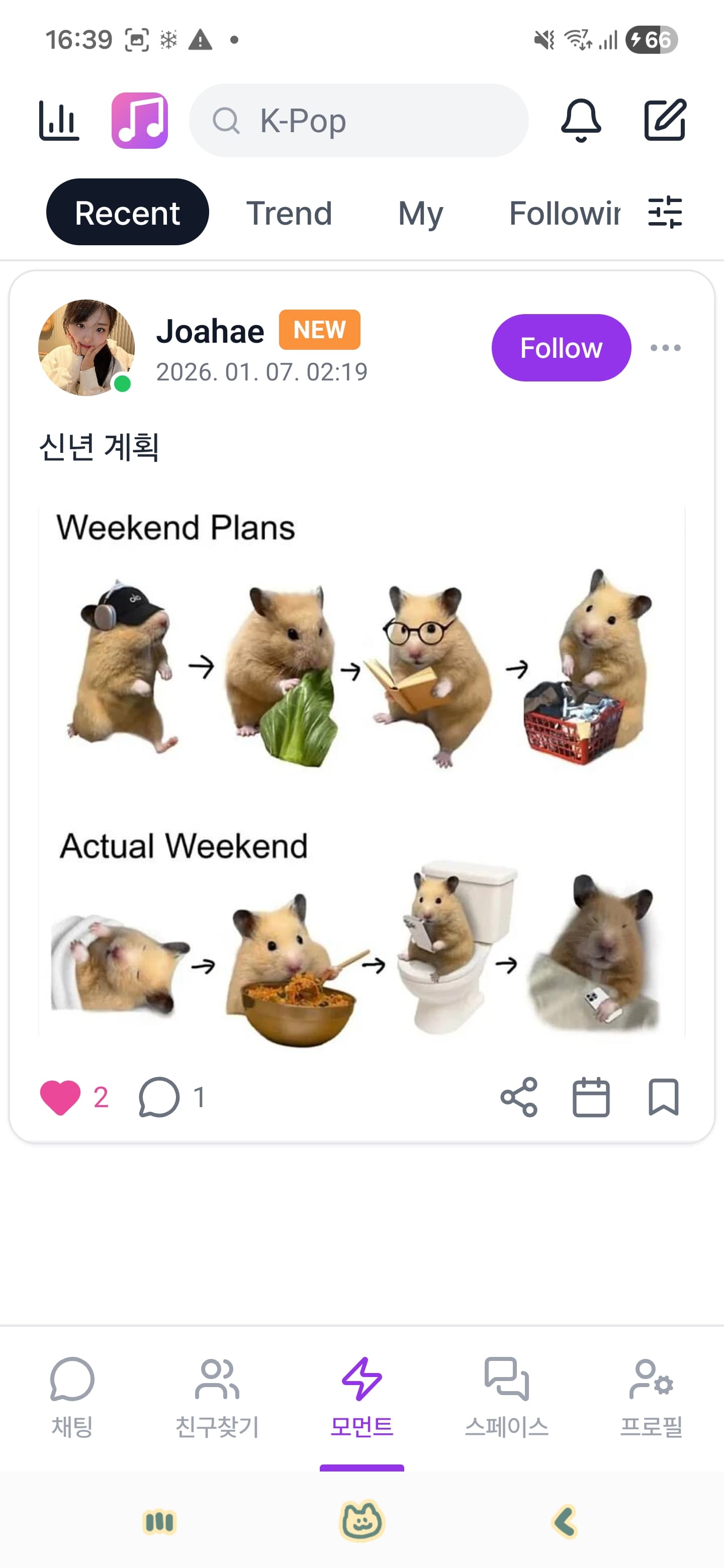 소셜 피드